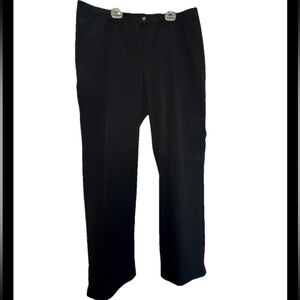 CHICOS ZENERGY Travel Lightweight Cargo Black Pants Sz 2-Chicos Sz 12-14
